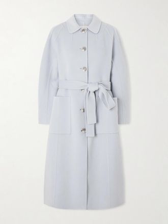 Ulla Johnson Cappotto In Misto Lana Spazzolato Lisbeth - Blu