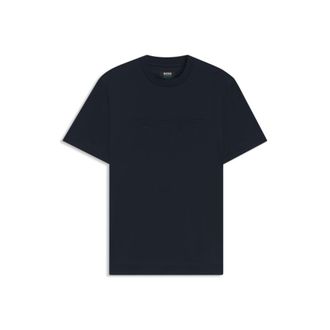 BOSS x ASTON MARTIN mercerized-cotton T-shirt with wing detail