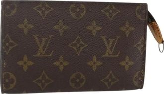 Louis Vuitton Pre-owned Clutches, female, Brown, Size: ONE SIZE Pre-owned Vintage Monogram Canvas Accessory Pouch