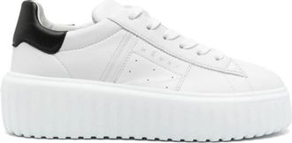 Hogan Witte Sneakers - Dames - Sneakers - Wit - 35 1/2 EU - Schoenen