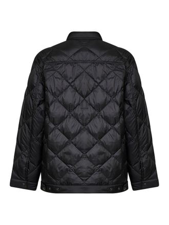 Prada Mens Quilted Down Jacket Re-Nylon Black Recycled Polyester Padded &