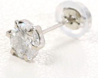 C&A Unbranded Platinum 900 Stud Earrings (Pre-Owned)