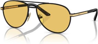 Prada Accessoires, unisex, Geel, ONE Size, A54 Aviator Zonnebril