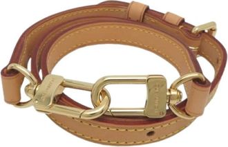 Louis Vuitton Pre-owned Strap - unisex - Vintage Accessoires - Beige - ONE Size - Leer - Vintage