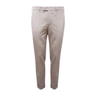 PT01 Suit Trousers, male, Gray, Size: L Master Wool Trousers