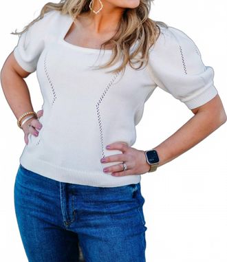 Dear John Denim Eline Sweater In White