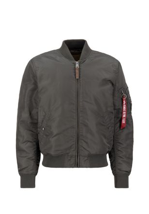Alpha Industries Bomberjacke ALPHA INDUSTRIES MA-1 VF Vintage Fit 59, Herren, Gr. XXL, grau (rep.grau), Obermaterial: 100% Nylon; Futter: 100% Nylon; F&uuml;llung: 100% Pol
