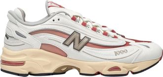 New Balance Panel Sneakers met Logo Borduursel - Heren - Sneakers - Wit - 42 1/2 EU - Schoenen