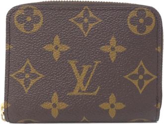 Louis Vuitton Monogram Marron Coated Canvas Coin Purse/Coin Case (Pre-Owned)