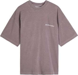 Mki Miyuki Zoku short-sleeve logo T-shirt - men - Cotton - S - Grey
