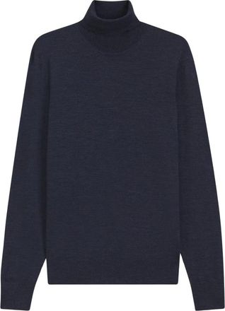 HUGO BOSS Turtleneck - Heren - Truien - Blauw - Maat: M