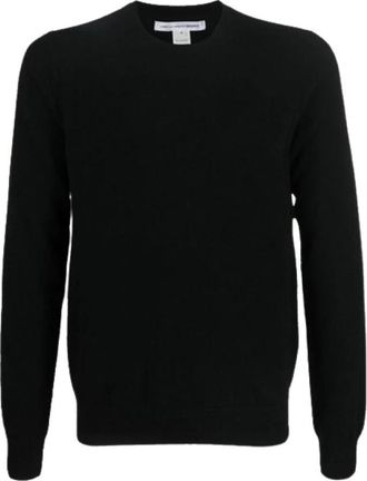 Comme Des Gar&ccedil;ons Ronde Hals Trui - Heren - Ronde hals truien - Zwart - L - Wol - Truien & Vesten
