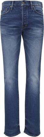 Tom Ford Jeans con design a cinque tasche - Blu