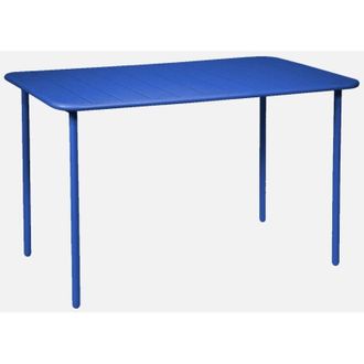 Sweeek Tavolo da giardino bistrot in acciaio, 4 posti, 120cm