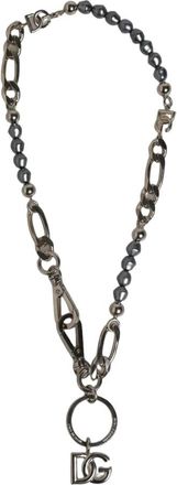 Dolce & Gabbana Charm Necklace - Dames - Kettingen - Grijs - ONE Size - Accessoires