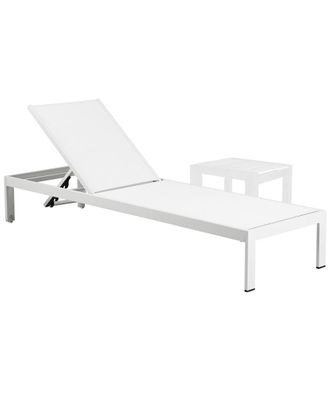 Pangea Home Sally Lounger & Side Table