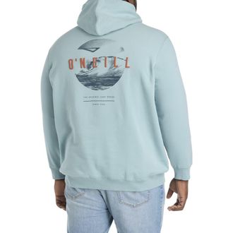 O'Neill Big & Tall Surf Sesh Classic Hoodie in Stone Blue at Nordstrom, Size 2X Big