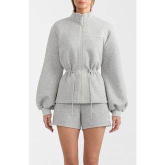Mackage Finola Double Face Jersey Jacket in Light Grey Mix at Nordstrom, Size X-Small