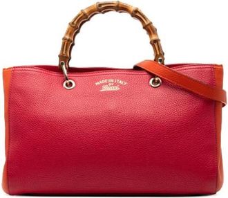 Gucci Pre-owned Handbags, female, Red, Size: ONE SIZE Pre-owned Vintage Handbag