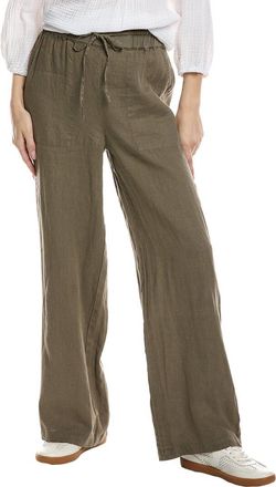 Michael Stars Jules High-Rise Wide Leg Linen Pant