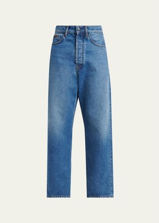 Moncler Mens Washed Cotton Jeans