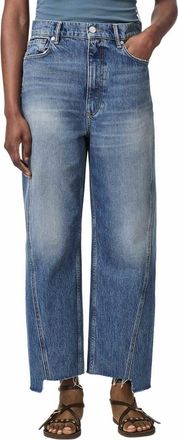 AllSaints Fox High Waist Wide Leg Jeans in Vintage Indigo at Nordstrom, Size 28