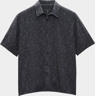Rag & Bone Mens Dalton Printed Sport Shirt