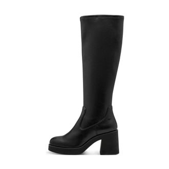 Tamaris Heeled Boots, female, Black, 4 UK, Banana Heel Ankle Boots