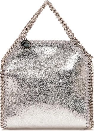 Stella McCartney Falabella Micro Tote - Dames - Handtassen - Grijs - ONE Size - Leer - Tassen