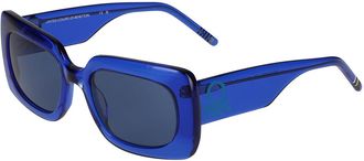 Benetton 5065 696 Womens Sunglasses Blue Size 52