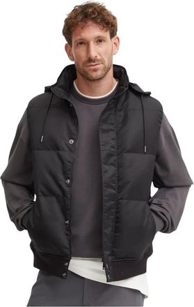 Theory Gewatteerd Vest - Heren - Bodywarmers - Zwart - S - Leer - Jassen
