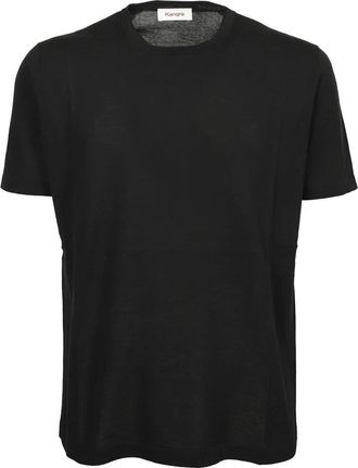 KANGRA Zwarte Katoenen T-shirt - Heren - T-shirts - Zwart - XL - Katoen - Tops