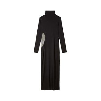 Patrizia Pepe Maxi Dresses, female, Black, S, Patrizia Pepe Dresses