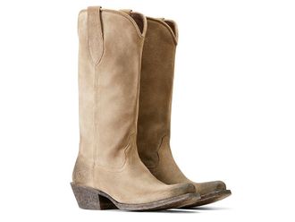 Ariat Memphis Cowboy Womens Boots Burnt Taupe Suede : 7.5 B - Medium