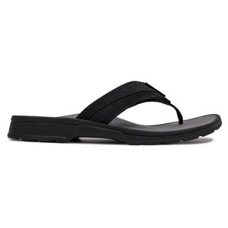 Vionic Wyatt Textile Synthetic Mens Slippers Sandals - Black - Size:UK 10.5