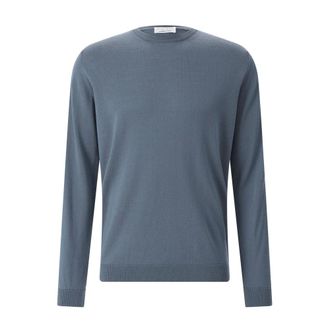 Roberto Collina Heren, Truien, Blauw, Maat: 4XL Wol