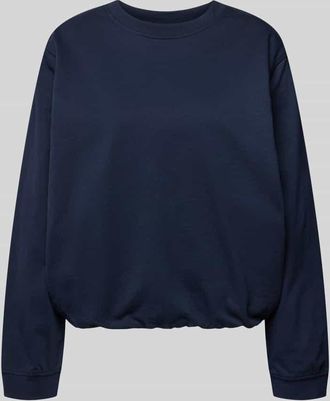 Freequent Sweatshirt mit Rundhalsausschnitt Modell Saida in Marine, Gr&ouml;&szlig;e XXL