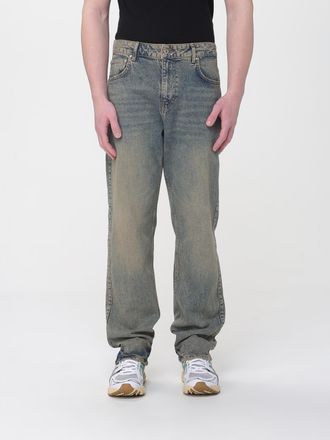 Represent Jeans a gamba larga Represent in denim di cotone used