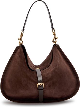 Etro Pony XL Suede Tote bag - Brown - One Size