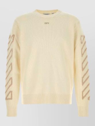 Off-white wool blend sweater