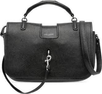 Saint Laurent Pre-owned Handbags, female, Black, Size: ONE SIZE Pre-owned Satchel Bag