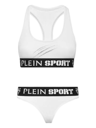 Plein Sport logo-band underwear set - White
