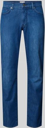 Brax Brax Regular Fit Jeans im Used-Look Modell Cadiz in Jeansblau Melange, Gr&ouml;&szlig;e 31/32