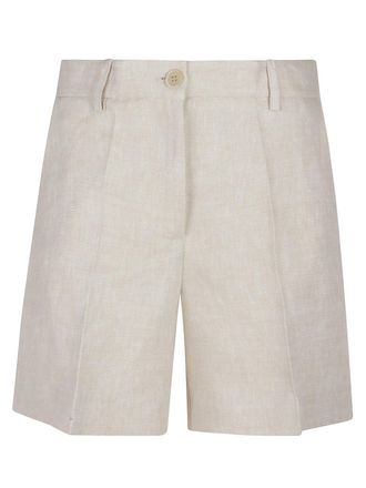 Parosh Pleat Detailed Shorts