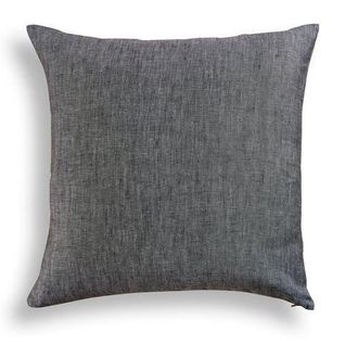 Solino Home Linen Pillow Cover - Montauk in Charcoal Grey at Nordstrom, Size Large