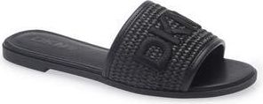 DKNY Winslet Slide Sandal - Wide Width in Black at Nordstrom Rack, Size 6.5