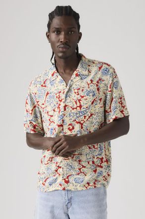 Levi's Camicia Camper Classica Lightweight con manica corta - Uomo - 2XL - Multicolore / Surya Paisley