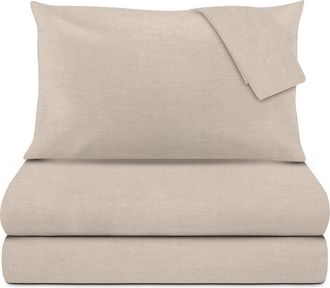 KASANOVA Completo letto matrimoniale melange beige