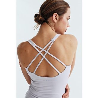 H&M Sports Vest Top With Softmove in Lilac at Nordstrom, Size X-Small