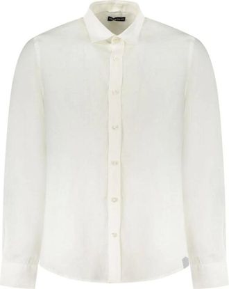 North Sails Heren, Overhemden, Wit, Maat: S Linnen